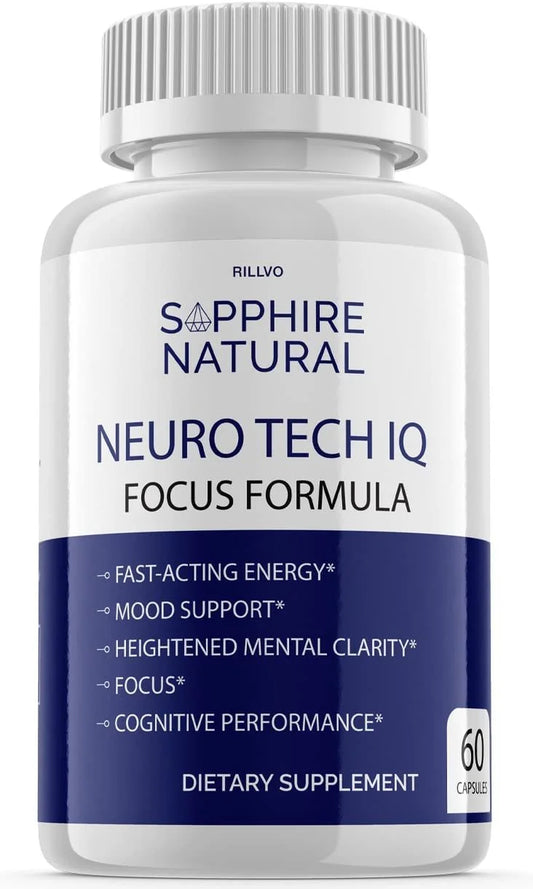 Neurotech IQ Pills Brain Supplement 60 Capsules